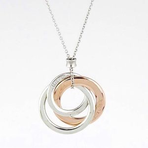 Tiffany & Co. 3 Ring Necklace